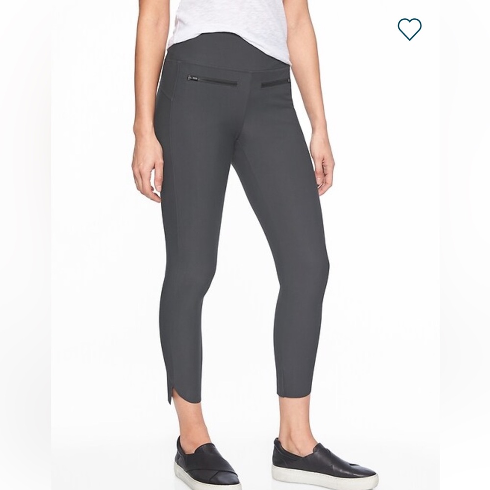 Athleta Stellar Crop Pant in Charcoal Gray #210237 W1288 Sz M